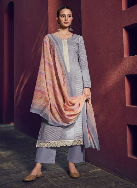 Lamhay By Mumtaz Arts Printed Cotton Dress Material Catalog